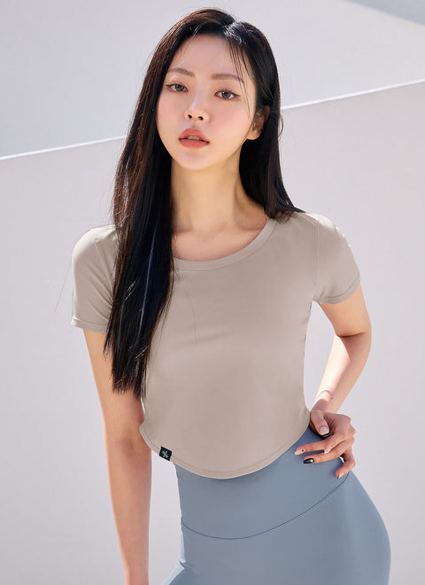 XELLA Light Round Cropped Top