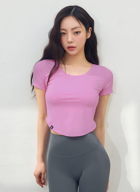 XELLA Light Round Cropped Top