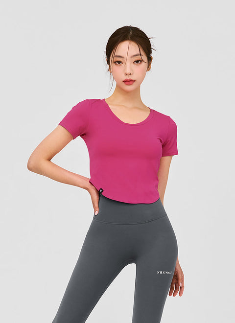 XELLA Light Round Cropped Top