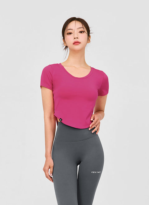 XELLA Light Round Cropped Top