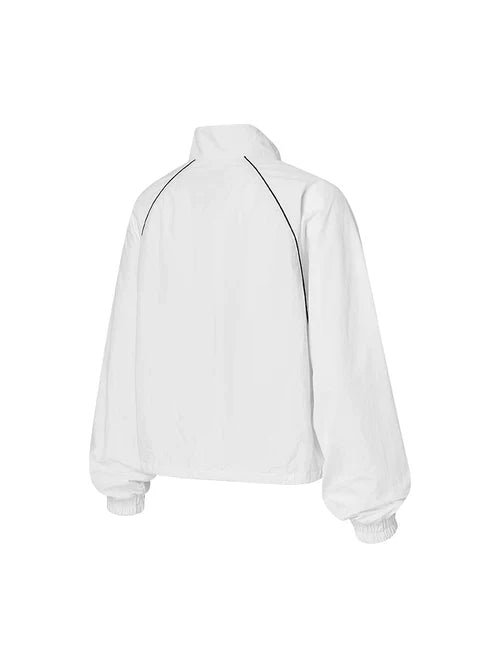 Woven Piping Windbreaker