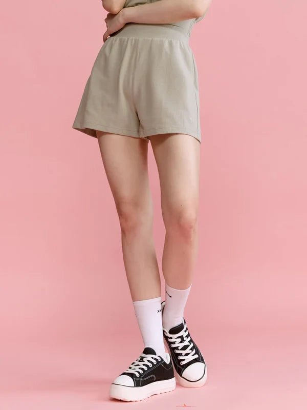 Waffle Textured Shorts