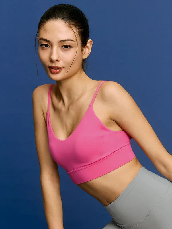 [1+1]Black Label Signature Breathe V-neck Bra Top