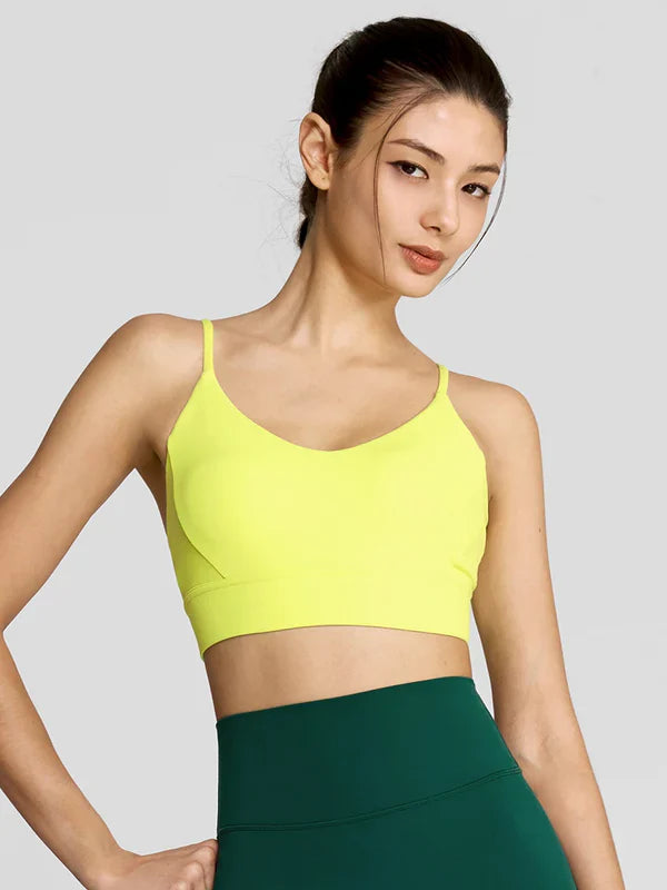 [1+1]Black Label Signature Breathe V-neck Bra Top