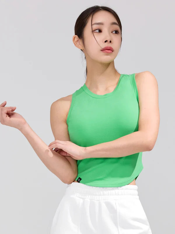 Soft Tension Crop Sleeveless