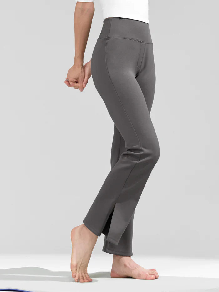 Stretch Formal Bootscut Slit Pants