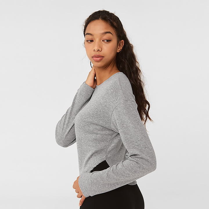 Easy Round Crop Long Sleeve