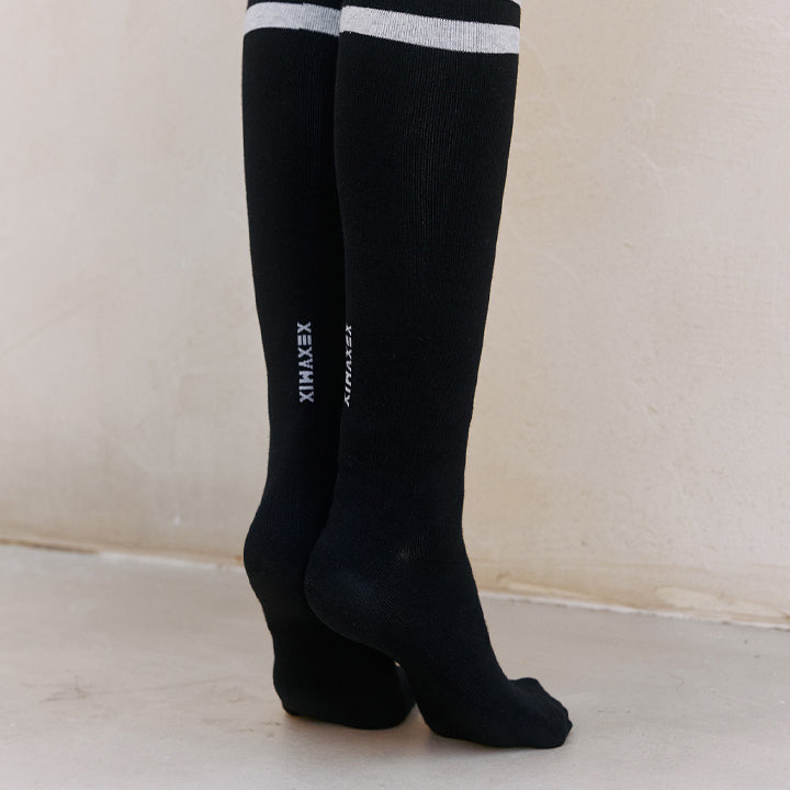 Double Lettering Knee Socks