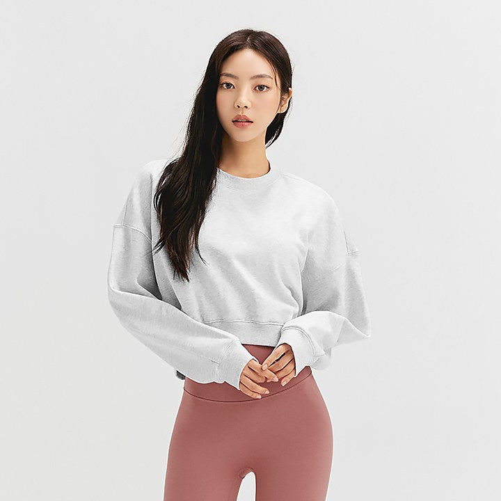 Basic Crop Sweatshirt